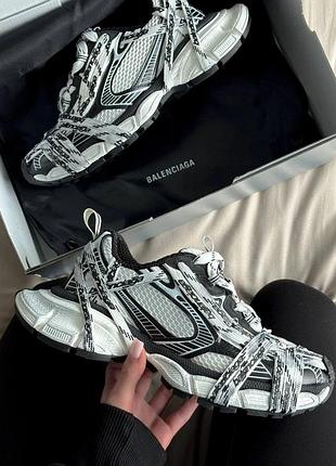 Balenciaga 3xl extreme laces black logo