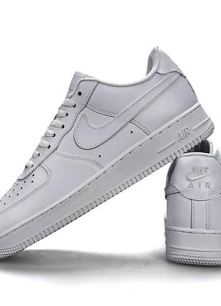 Чоловічі кросівки nike air force 1 big size white