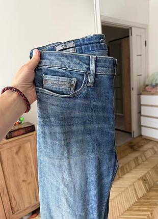 Прямые джинсы calvin clein jeans стильные джинсы детвора премиальная ткань синие джинсы