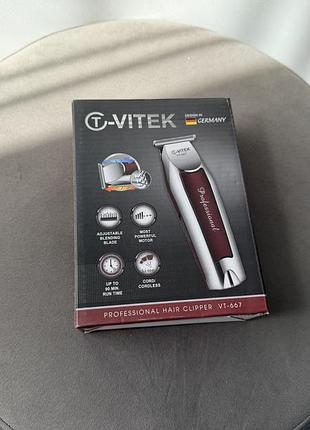 Машинка-тример для стрижки волосся та бороди t-vitek vt-667