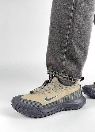 Чоловічі кросівки nike acg mountain fly low gtx olive grey