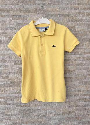 Футболка 👕 з комірцем теніска поло lacoste 7-8 років, 128 см