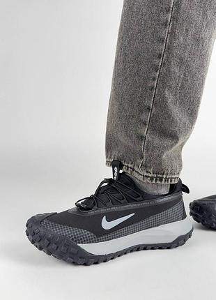 Чоловічі кросівки nike acg mountain fly low gtx black grey