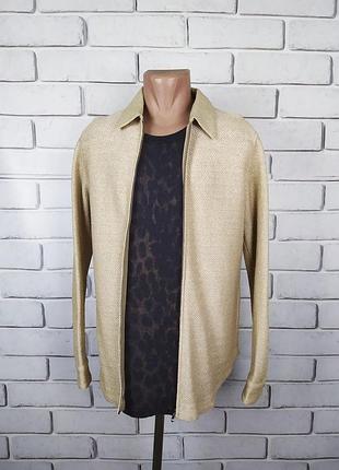 Піджак чоловічий h&m s 40-42 бежевий (487)