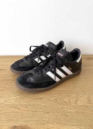 Кросівки шкіряні адідас самба 3 паласи adidas samba 40-25 cm