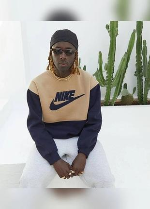 Nike світшот big swoos беж