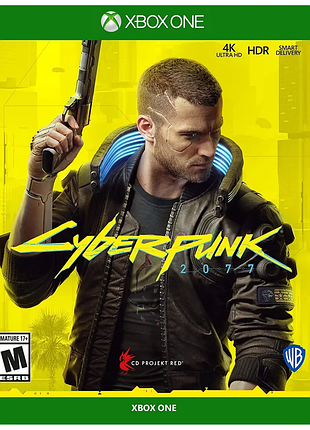 Дисковая версия игры cyberpunk 2077 xbox one (хорошее состояние)