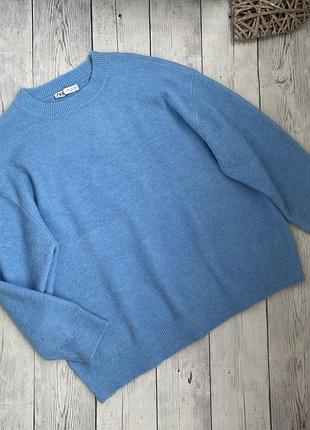 Жіночий зимовий светр, кофта оверсайз від бренду zara у розмірі l/xl (12/14)