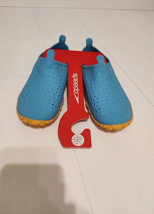 Нові аквашузи speedo (р. 34.5 / 21.5 см) коралки тапочки для басейну та моря