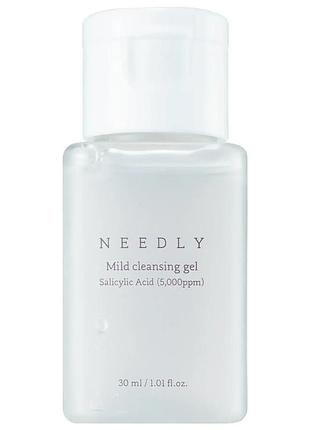 Мягкий очищающий гель needly mild cleansing gel, 30 мл