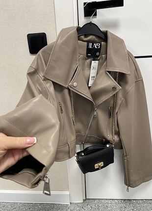 Кожаная куртка zara ,шкіряна куртка,косуха ,тренч,пальто