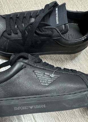 Emporio armani кеди мокасіни нові шкіра прошиті оригінал