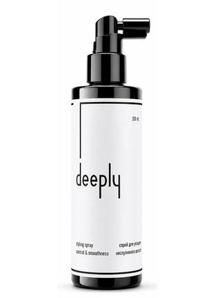 Спрей для контролю неслухняного волосся deeply styling spray control & smoothness 200 мл