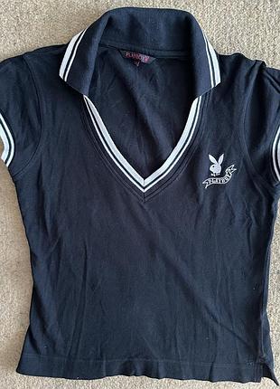 Футболка женская  playboy хлопок xs s