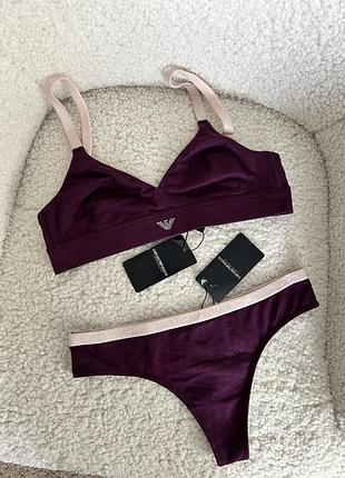 Комплект білизни emporio armani