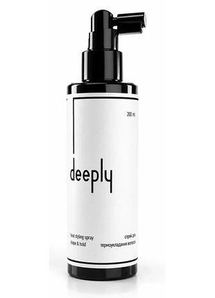 Спрей для термоукладання волосся deeply heat styling spray shape & hold 200 мл.