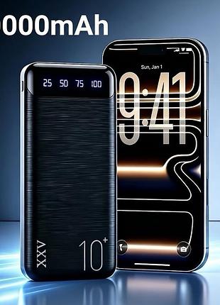 Повербанк gyx 10000 mah с led дисплеем sp09 (черный)