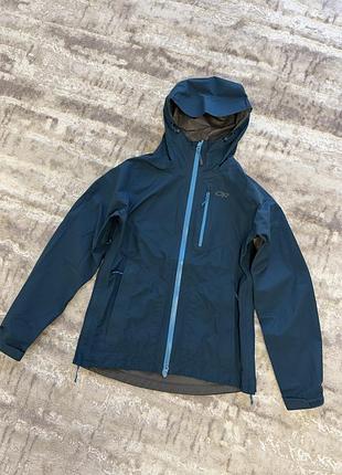 Жіноча мембранна куртка вітровка outdoor research gore tex оригінал нова водонепроникна з капюшоном