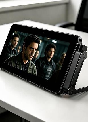 Адаптер usb type-c to type-c 240w с подставкой для телефона, t-образный - черный