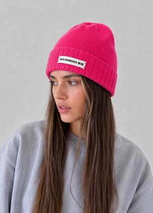 Uniqlo кашемировая шапка бини