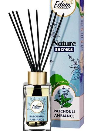 Аромадиффузор с палочками edem nature secrets - patchouli ambiance 90мл