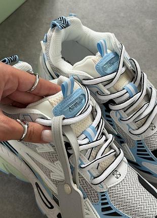 Off-white be right back white light blue 2