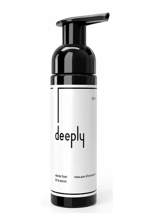 Пінка для об'єму волосся deeply volume foam lift & texture 200 мл