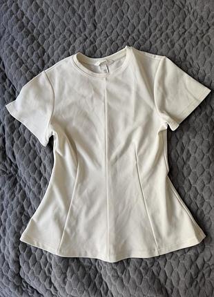Приталена футболка h&m