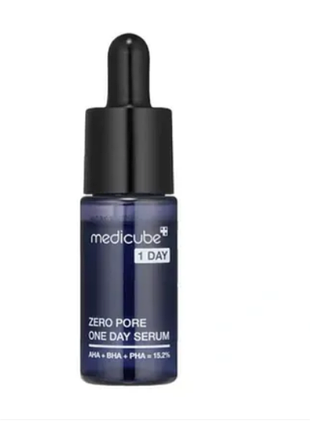 Сироватка з кислотами для звуження пор medicube zero pore one day serum