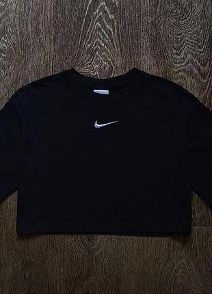 Черный женский спортивный топ nike pro combat размер xs