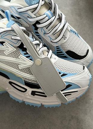 Off-white be right back white light blue 4