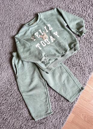Дитячий теплий костюм zara