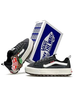 Чоловічі кросівки vans old skool mte-1 gtx grey white black