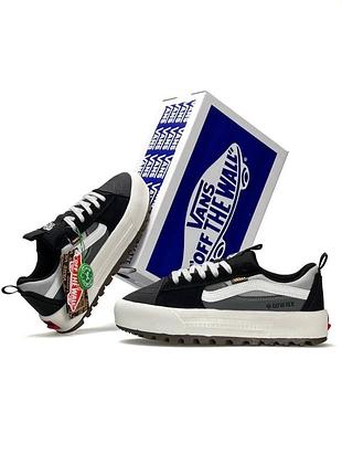 Чоловічі кросівки vans old skool mte-1 gtx black grey white