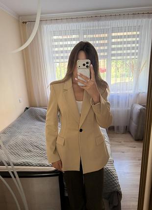 Приталений піджак zara