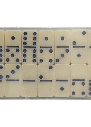 Настольная игра "домино" 4006e пластиковое, в коробке