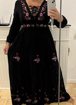 Дуже гарне плаття- вишиванка shein р. 48-50 (xl)