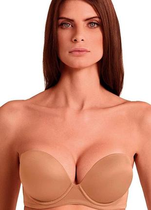 Бюстгальтер супер push up lormar double extra 70b, бронзовый