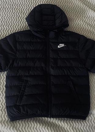 Дитяча зимова куртка nike (чорна )