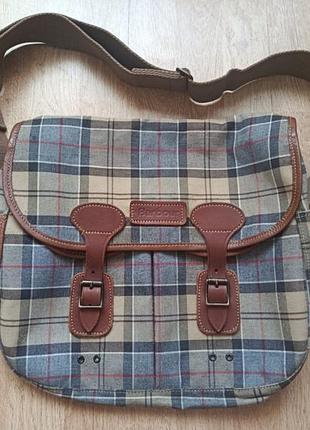 Barbour, винтажная сумка-мессенджер tarras bag (оригинал)