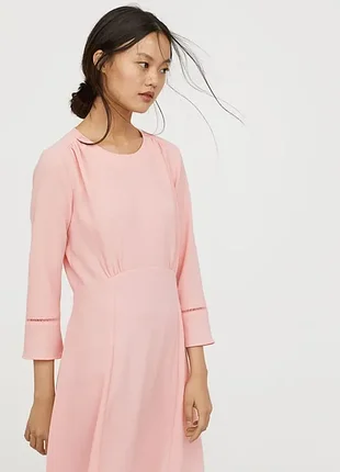Рожево-пудрова сукня h&amp;m
