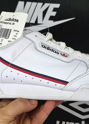 Мужские кроссовки adidas continental 80(оригинал)размеры:431⁄3-27,5см, 44-28см, 442⁄3-28,5см.