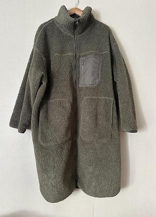 H&m пальто шерпа шуба пальто, xxl
