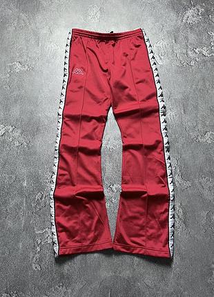 Vintage винтажные спортивные штаны kappa каппа big logo lampas на лампасах size s размер с