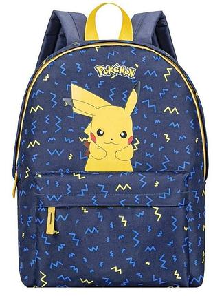 Детский рюкзак pokémon pikachu 43 см синий — школьный рюкзак для детей