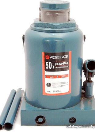 Домкрат бутылочный 50т с клапаном (h min 260мм, h max 415мм) forsage f-t95004