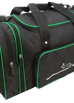 Сумка дорожня wallaby зі збільшенням розміру 40 л, чорна