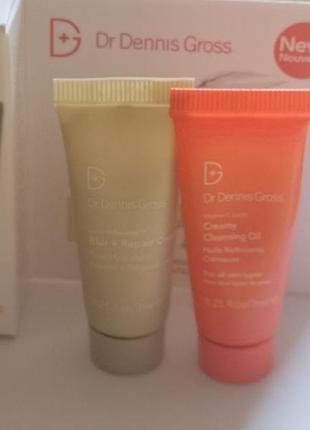 Sephora favorites восстанавливающий и укрепляющий крем dr. tennis gross 7 мл, и очищающее средство с витамином с и молочной кислотой 7 мл