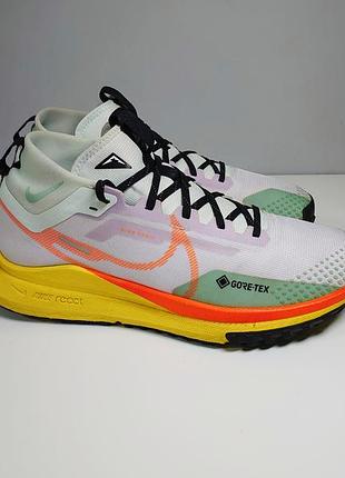 Кросівки nike react pegasus trail 4 gtx dj7926-500 goretex white/multi 44 р. оригінал