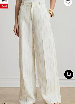 Штани, брюки льон lauren ralph lauren